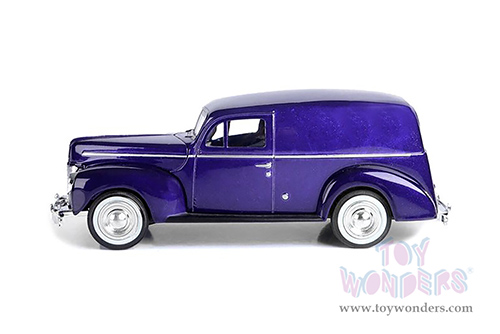 Showcasts® Collectibles - Ford Sedan Delivery Hardtop (1940, 1/24 scale diecast model car, Purple) 77250PR MAP: $22.99