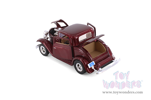 Showcasts® Collectibles - Ford Coupe V8 3-Window Coupe (1932, 1/24 scale diecast model car, Asstd.) 77251D MAP: $19.99