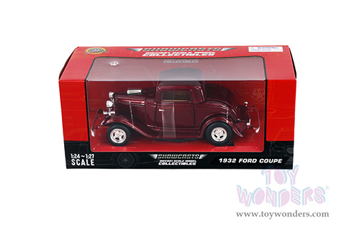 Showcasts® Collectibles - Ford Coupe Hard Top (1932, 1/24 scale diecast model car, Red) 77251R MAP: $22.99