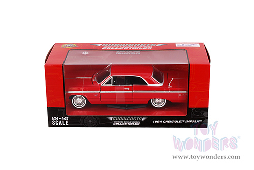 Showcasts® Collectibles - Chevy Impala Hardtop (1964, 1/24 scale diecast model car, Red) 77259R MAP: $22.99