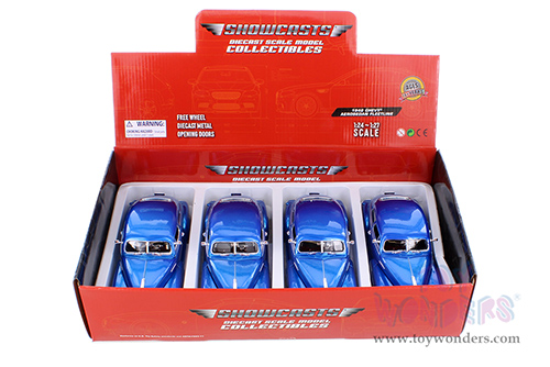 Showcasts® Collectibles - Chevy® Aerosedan Fleetline Hard Top (1948, 1/24 scale diecast model car, Blue) 77266BUD MAP: $19.99