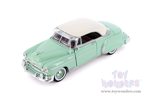 Showcasts®  Collectibles - Chevy® Bel Air® Hardtop (1950, 1/24 scale diecast model car, Asstd.) 77268D MAP: $19.99
