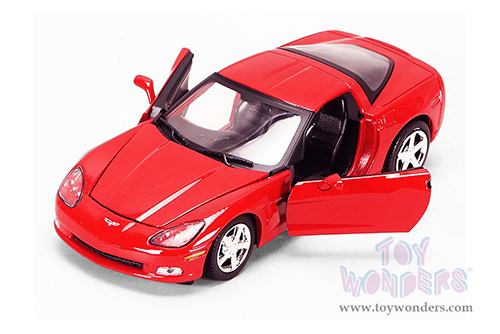 Showcasts® Collectibles - Chevy Corvette C6 Hardtop (2005, 1/24 scale diecast model car, Red) 77270R MAP: $22.99