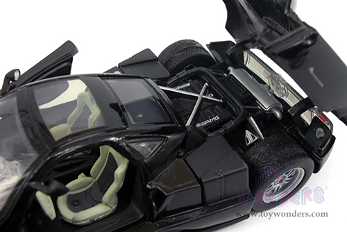 Showcasts® Collectibles - Pagani Zonda C12 w/ Sunroof (1/24 scale diecast model car, Black) 77272BK MAP: $22.99