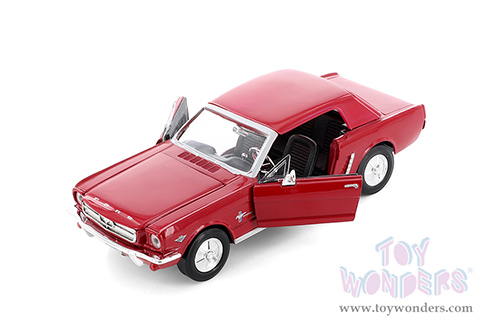 Showcasts® Collectibles - Ford Mustang Hardtop (1964 1/2, 1/24 scale diecast model car, Asstd.) 77273D MAP: $19.99