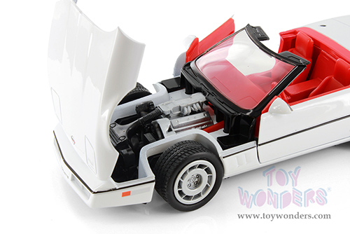 Showcasts® Collectibles - Chevrolet® Corvette® Convertible (1986, 1/24 scale diecast model car, White) 77298D MAP: $19.99