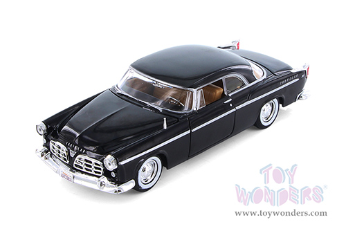 Showcasts® Collectibles - Chrysler C300 Hardtop (1955, 1/24 scale diecast model car, Black) 77302BK MAP: $22.99
