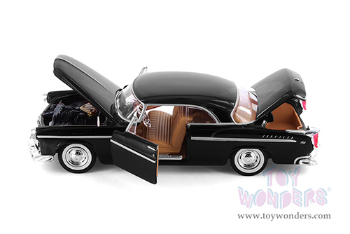Showcasts® Collectibles - Chrysler C300 Hardtop (1955, 1/24 scale diecast model car, Black) 77302BK MAP: $22.99