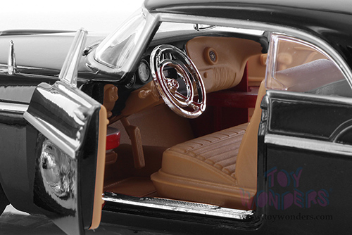 Showcasts® Collectibles - Chrysler C300 Hardtop (1955, 1/24 scale diecast model car, Black) 77302BK MAP: $22.99