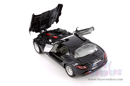 Showcasts® Collectibles - Mercedes Benz SLR McLaren Hardtop (1/24 scale diecast model car, Black) 77306D MAP: $19.99