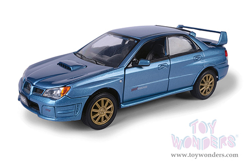 Showcasts® Collectibles - Subaru Impreza WRX STI Hardtop (1/24 scale diecast model car, Blue) 77330BU MAP: $22.99