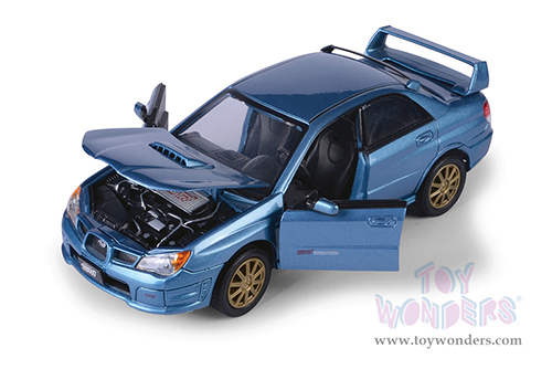 Showcasts® Collectibles - Subaru Impreza WRX STI Hardtop (1/24 scale diecast model car, Blue) 77330BU MAP: $22.99