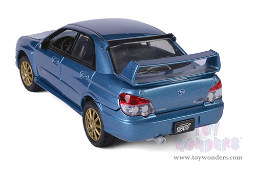 Showcasts® Collectibles - Subaru Impreza WRX STI Hardtop (1/24 scale diecast model car, Blue) 77330BU MAP: $22.99
