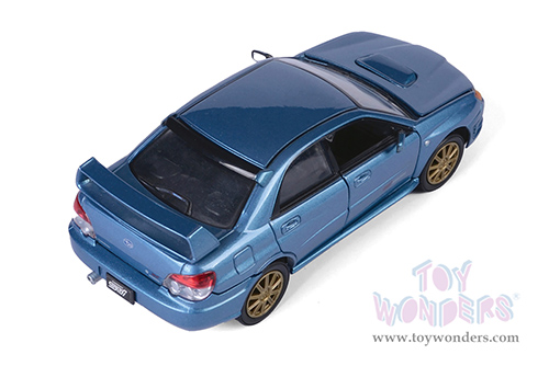 Showcasts® Collectibles - Subaru Impreza WRX STI Hardtop (1/24 scale diecast model car, Blue) 77330BU MAP: $22.99