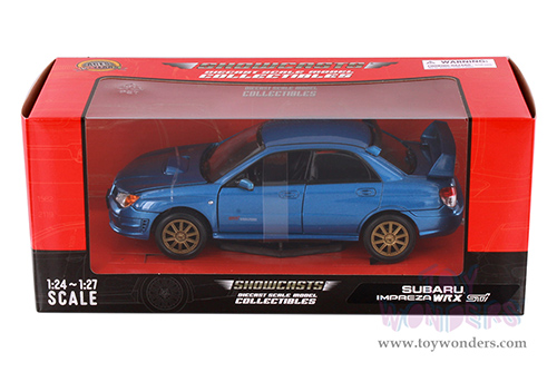 Showcasts® Collectibles - Subaru Impreza WRX STI Hardtop (1/24 scale diecast model car, Blue) 77330BU MAP: $22.99