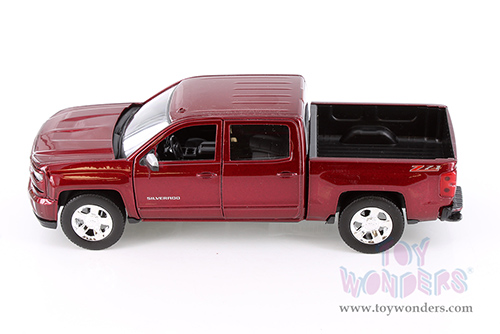 Showcasts® Collectibles - Chevy® Silverado™ 1500 LT Z71 Crew Cab Truck (2017, 1/27 scale diecast model car, Asstd.) 77348D MAP: $19.99