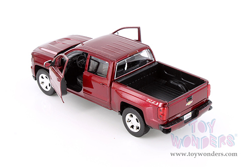 Showcasts® Collectibles - Chevy® Silverado™ 1500 LT Z71 Crew Cab Truck (2017, 1/27 scale diecast model car, Asstd.) 77348D MAP: $19.99