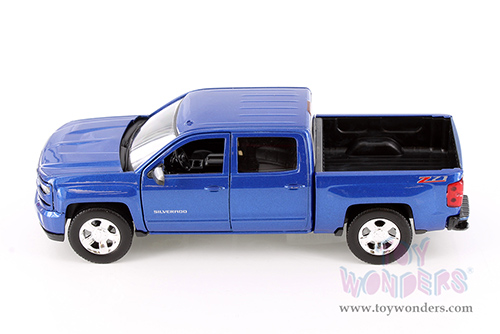 Showcasts® Collectibles - Chevy® Silverado™ 1500 LT Z71 Crew Cab Truck (2017, 1/27 scale diecast model car, Asstd.) 77348D MAP: $19.99