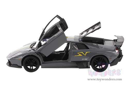 Showcasts® Collectibles - Lamborghini Murcielago LP670-4 SV Hard Top (1/24 scale diecast model car, Dark Gray) 77350BK MAP: $22.99