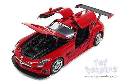 Showcasts® Collectibles - Mercedes-Benz SLS AMG GT3 (1/24 scale diecast model car, Red) 77356R MAP: $22.99