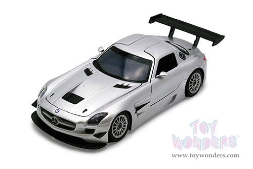 Showcasts® Collectibles - Mercedes-Benz SLS AMG GT3 (1/24 scale diecast model car, Silver) 77356SV MAP: $22.99