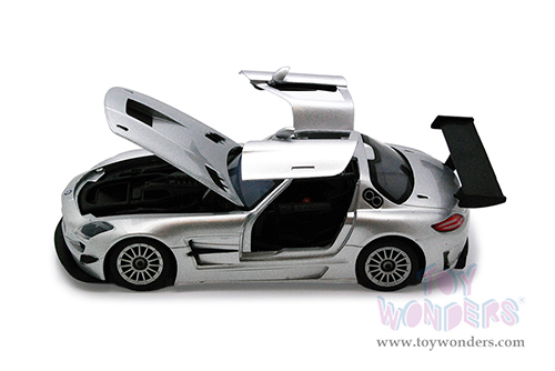 Showcasts® Collectibles - Mercedes-Benz SLS AMG GT3 (1/24 scale diecast model car, Silver) 77356SV MAP: $22.99