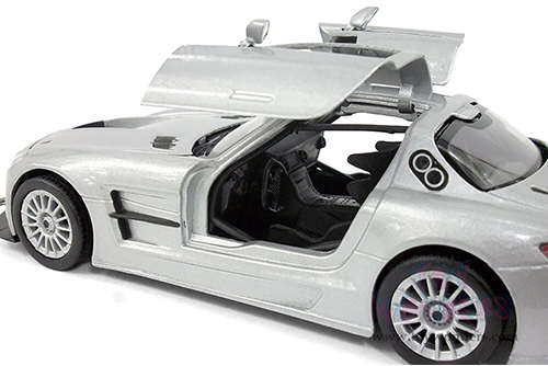 Showcasts® Collectibles - Mercedes-Benz SLS AMG GT3 (1/24 scale diecast model car, Silver) 77356SV MAP: $22.99