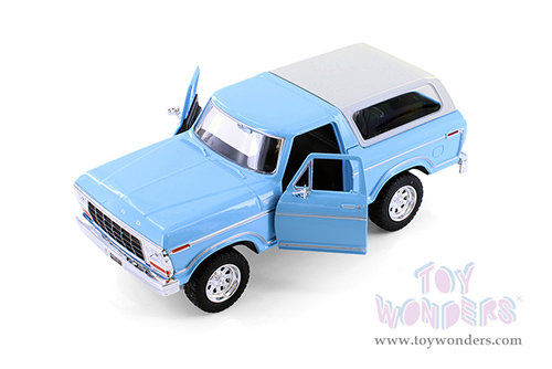 Showcasts® Collectibles - Ford Bronco (1978, 1/24 scale diecast model car, Asstd.) 77373D MAP: $19.99