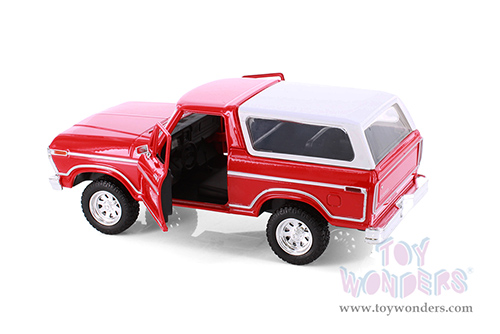 Showcasts® Collectibles - Ford Bronco (1978, 1/24 scale diecast model car, Asstd.) 77373D MAP: $19.99