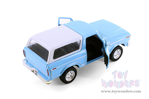 Showcasts® Collectibles - Ford Bronco (1978, 1/24 scale diecast model car, Asstd.) 77373D MAP: $19.99