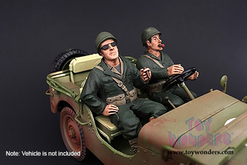 American Diorama Figurine - WWII US ARMY Soldier III (1/18 scale, Green) 77412