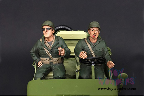 American Diorama Figurine - WWII US ARMY Soldier III (1/18 scale, Green) 77412