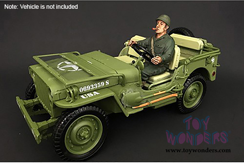 American Diorama Figurine - WWII US ARMY Soldier IV (1/18 scale, Green) 77413