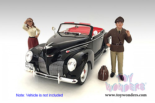 American Diorama Figurine - Remembering Pearl Harbor - III (1/18 scale, brown and khaki) 77424