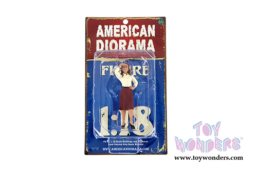 American Diorama Figurine - Remembering Pearl Harbor - IV (1/18 scale, Ivory/Burgundy) 77425