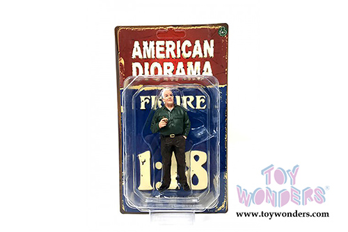 American Diorama Figurine - Mechanic | Jim The Boss (1/18 scale, Green/Brown) 77447