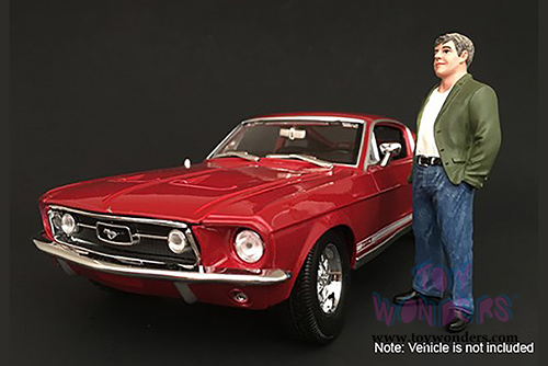 American Diorama Figurine - 70's Style Figure - VII (1/18 scale, Blue/Green) 77457