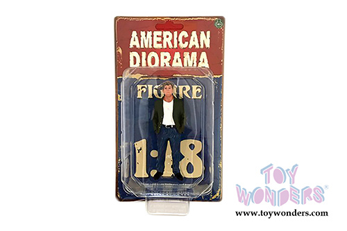 American Diorama Figurine - 70's Style Figure - VII (1/18 scale, Blue/Green) 77457