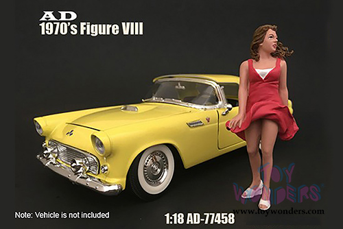 American Diorama Figurine - 70's Style Figure - VIII (1/18 scale, Red) 77458