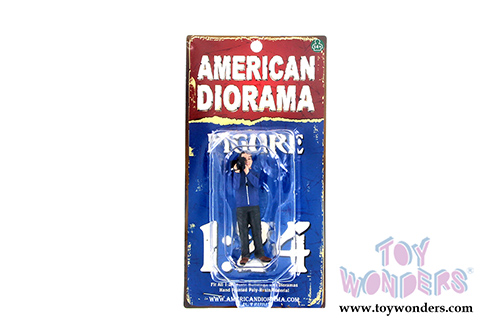 American Diorama Figurine - Camera Crew I "Camera Man" (1/24 scale, Blue w/Black) 77477