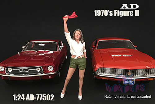 American Diorama Figurine - 70's Style Figure - II (1/24 scale, Green/White) 77502