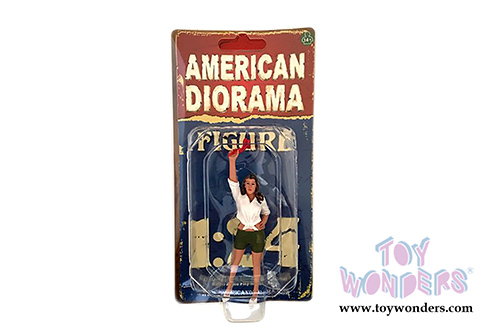 American Diorama Figurine - 70's Style Figure - II (1/24 scale, Green/White) 77502