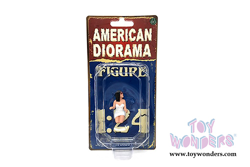 American Diorama Figurine - Female Driver (1/24 scale, White) 77541