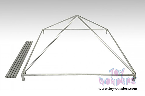 American Diorama Accesories - Canopy Set  (1/24 scale, Chrome) 77587