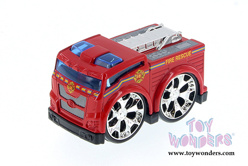 Showcasts Collectibles - Super Engine Rescue Racer | Fire Engine (4" diecast model car, Red) 78401D