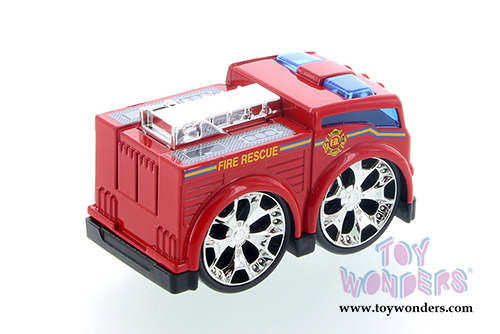 Showcasts Collectibles - Super Engine Rescue Racer | Fire Engine (4" diecast model car, Red) 78401D