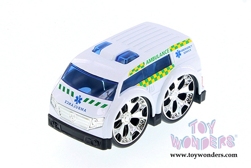 Showcasts Collectibles - Super Engine Rescue Racer | Ambulance (4" diecast model car, White) 78402D