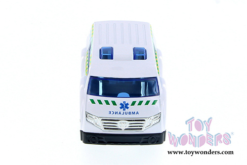 Showcasts Collectibles - Super Engine Rescue Racer | Ambulance (4" diecast model car, White) 78402D