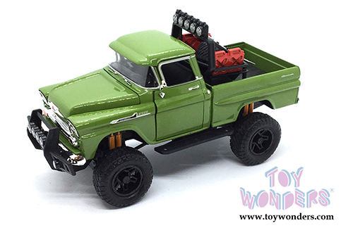 Motormax Off Road - Chevrolet® Apache™ Fleetside Pickup Truck (1958, 1/24 scale diecast model car, Green) 79135GN
