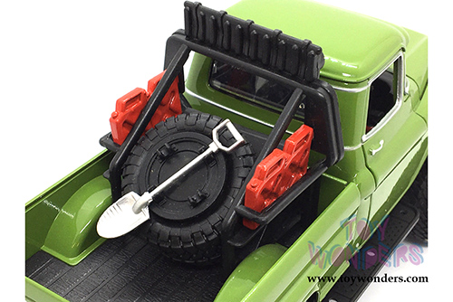 Motormax Off Road - Chevrolet® Apache™ Fleetside Pickup Truck (1958, 1/24 scale diecast model car, Green) 79135GN